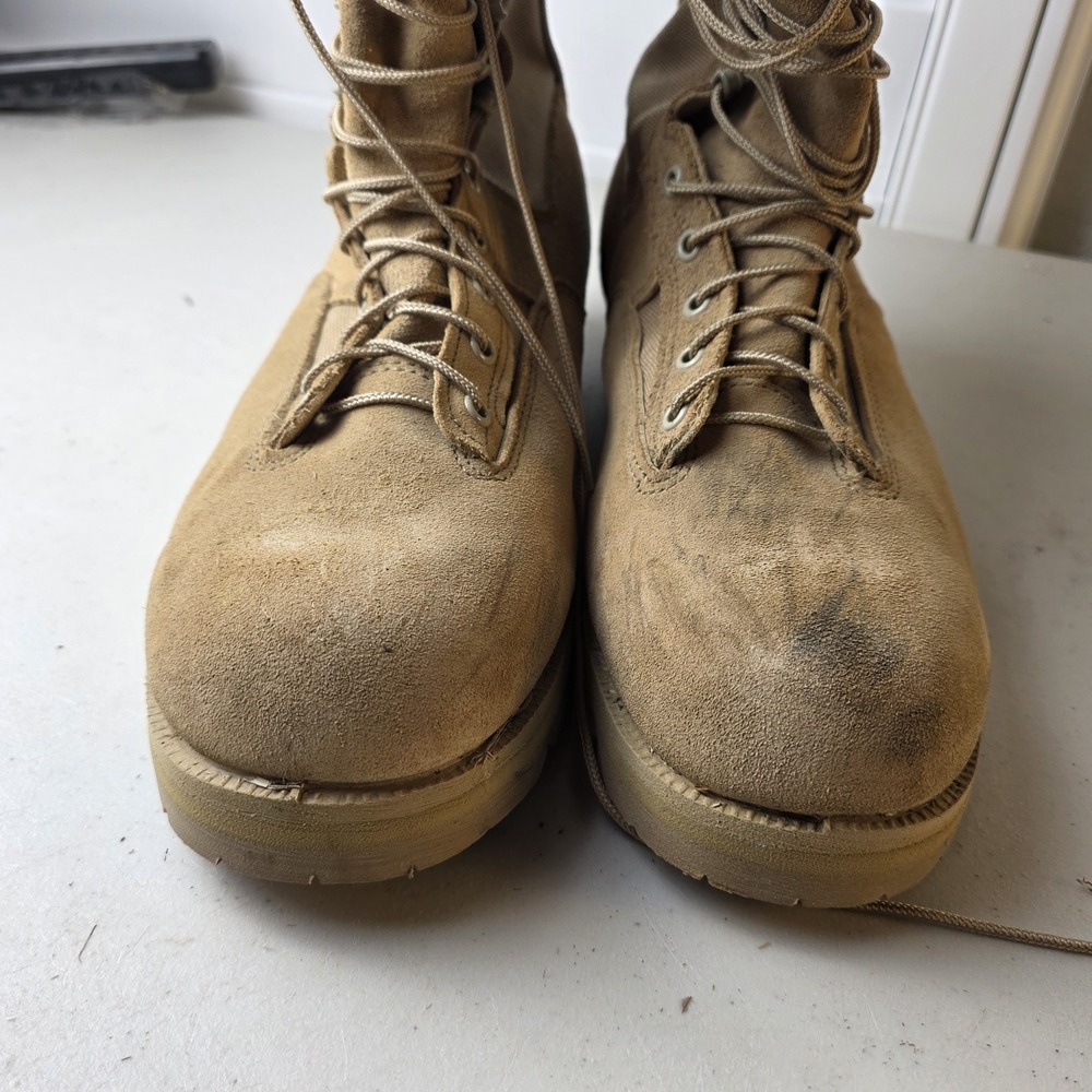 Belleville Combat Boots Mens 14R Gore-Tex 790G Waterproof Vibram USA Coyote
